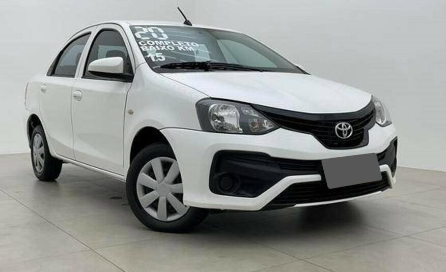 TOYOTA ETIOS 1.5 X SEDAN 16V FLEX 4P MANUAL ANO 2020 COR BRANCO