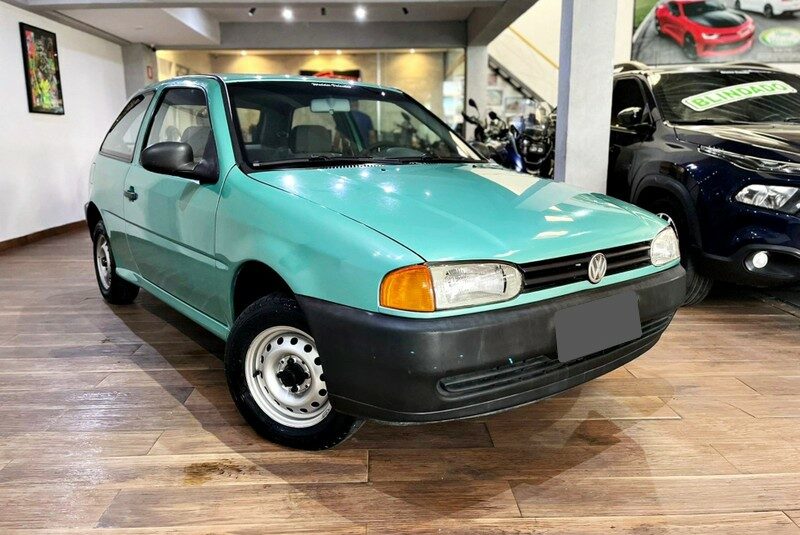 VOLKSWAGEN GOL 1.0 MI SPECIAL 8V GASOLINA 2P MANUAL ANO 2000 COR VERDE