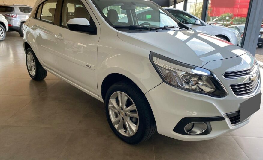 CHEVROLET AGILE 1.4 MPFI LTZ 8V FLEX 4P MANUAL ANO 2014 COR BRANCO